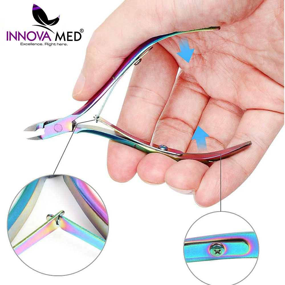 Best Quality With Small Head Stainless Cuticle Nail Nipper In Different Design Staleks Cuticle Nippers INNOVAMED INSTRUMENTS