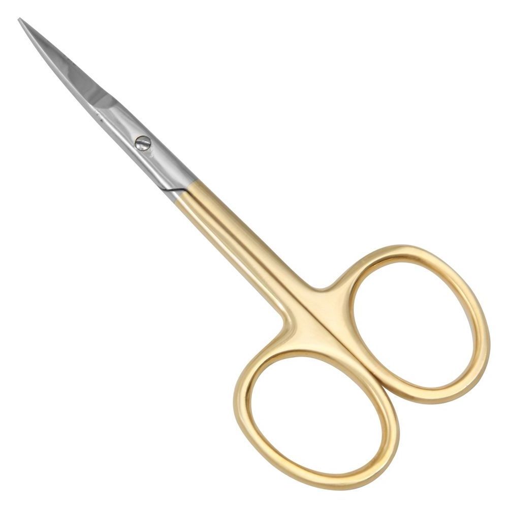 Cuticle Scissors Curved Blades Extra Fine Curved Cuticle Scissors for Nails and Cuticles and Beard Manicure/Pedicure Scissors