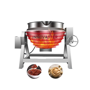 Steam Cooker Machine Lotus Jujube Paste Curry Cooking Jacketed Kettle with agitator