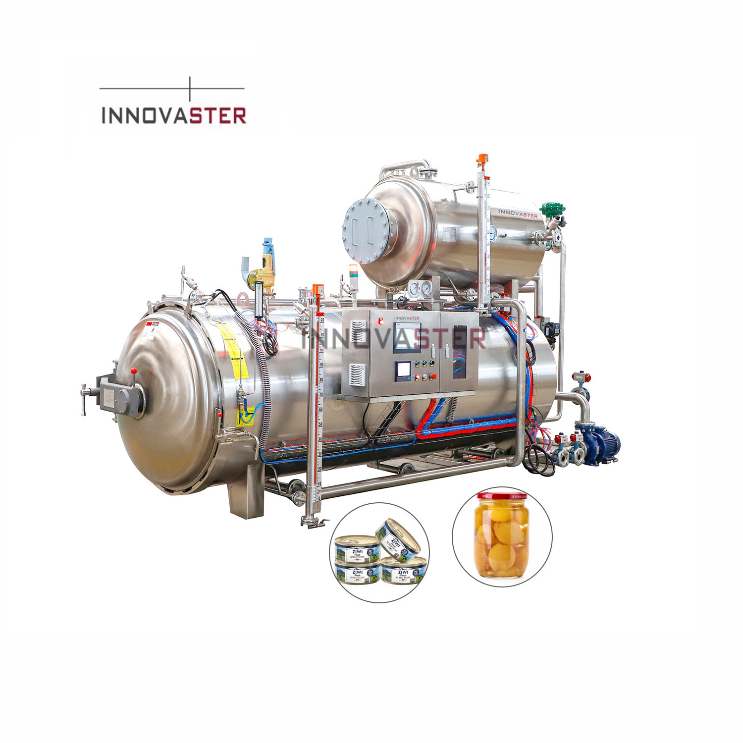 Factory Price Hot Water Pump Canner Pressure Cooker Can Pouched Foods Juice Sterilizer Retort autoclave for Jams