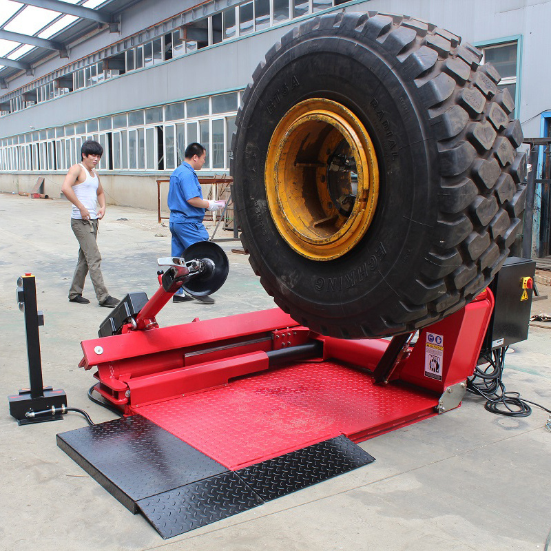 Automatic Tire Equipment Fitting Price Wheel Fitter Heavy Duty Truck Tyre Changer Machine For Sale