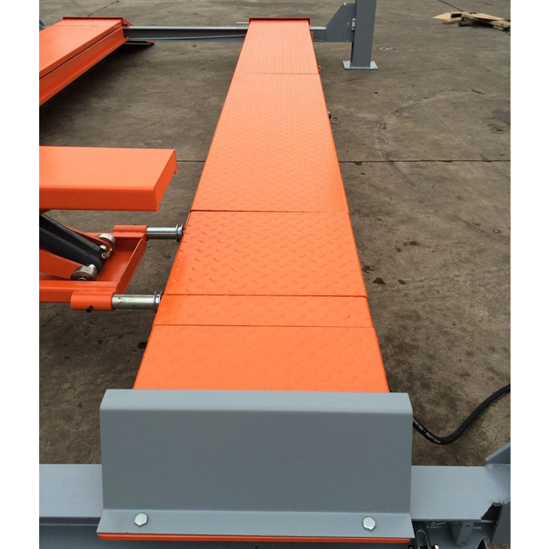 Floor Mounted Car Lift Four 4 Post Car Hoist Auto Alignment Lift Ramp Extra Wide 4 Post Car Lift