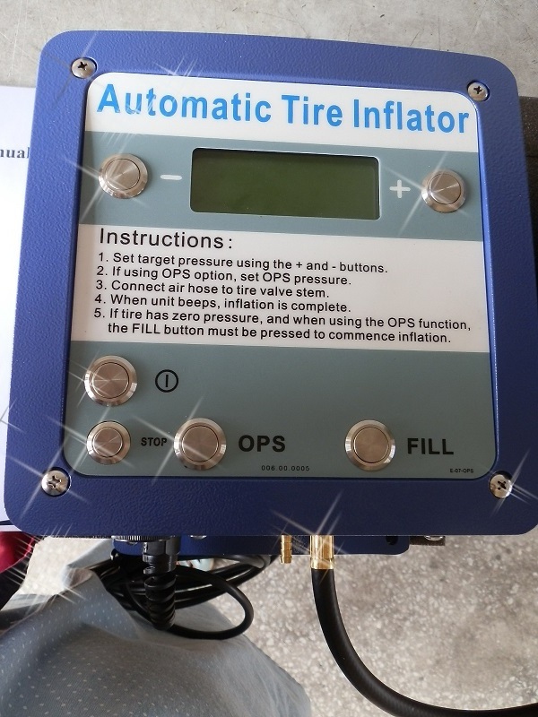 Automatic digital wall mounted air compressor tire inflator IT690