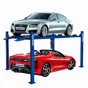 Hydraulic 4 Post Auto Hoist Parking Car Storage Lift Parking 4 Post Double Deck Parking Lift