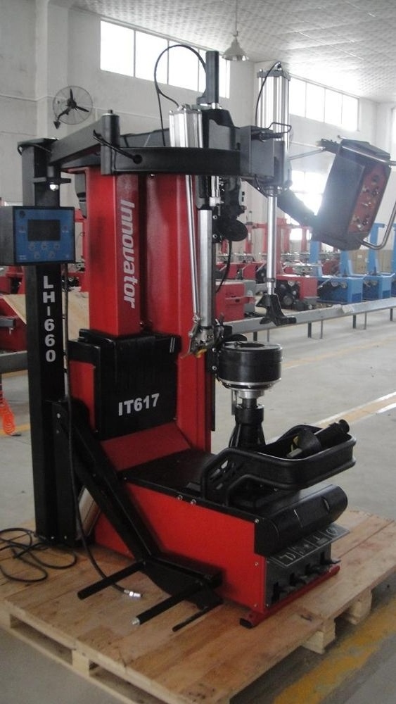 Automatic lever free fully automatic tyre changer for tire dismounting IT617