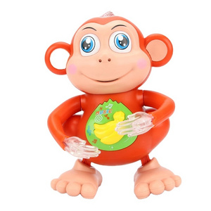 New Children's Electric Dancing Monkey Singing Cartoon Toys Swing Walking Monkey Toy Phone Musical Toys For Baby Toddler Gift