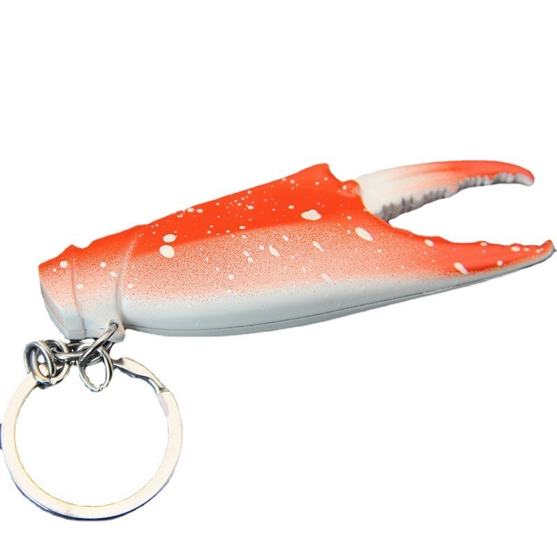 Crab leg crab pliers lighter inflatable open flame gas metal lighter creative birthday gift for ladies