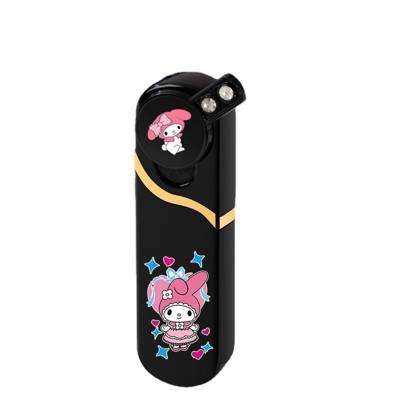 Rocker arm Kuromi lighter, rotating rocker arm windproof gift for boyfriend's personality