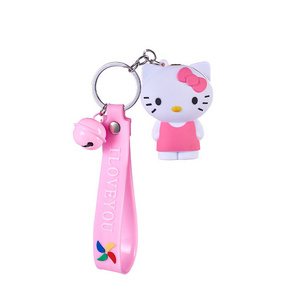 Creative and personalized necklace, keychain, open flame lighter, colorful cartoon cat pattern, inflatable lighter