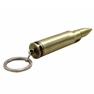 Ten Thousand Matches Bullet Head Cotton Oil Lighter with Keychain, Hot Selling Creative Gift for Street Stalls