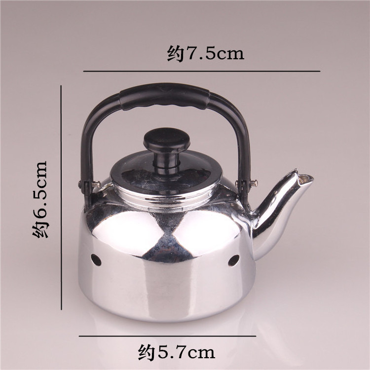 Unique Small Tea Pot Lighter Creative Water Pot Shape Metal Inflatable Windproof Lighter