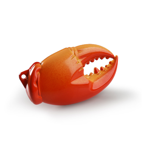 Creative crab claw shaped inflatable lighter fun pendant, portable, compact, high-quality open flame lighter