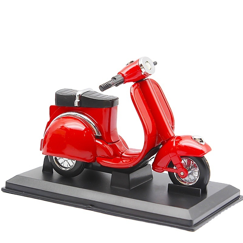 Creative and personalized electric scooter, motorcycle desktop model, inflatable open flame lighter