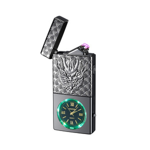 Creative 3D relief intelligent double arc watch charging lighter