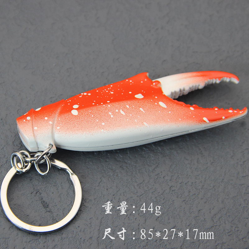 Crab leg crab pliers lighter inflatable open flame gas metal lighter creative birthday gift for ladies