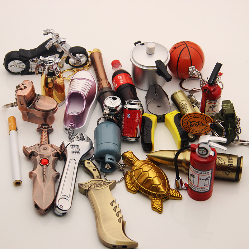 New and strange lighters, creative, personalized, inflatable, cute, mini wrench, vice lighters, Tiktok, the same model