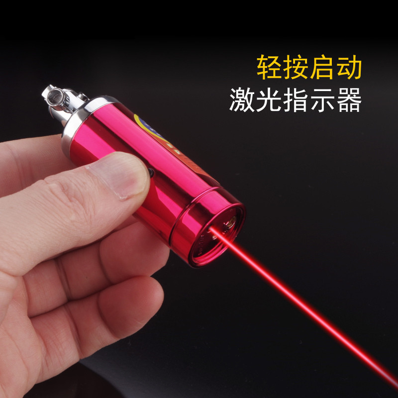 Creative and unique design with infrared laser fire extinguisher, inflatable open flame lighter