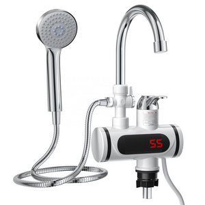 New Hot sale 3000w bathroom kitchen electric hot water faucet instant electric shower water heater