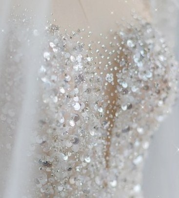 2023 Elegant bling bling sequin beaded princess wedding dresses vestido de noiva luxury