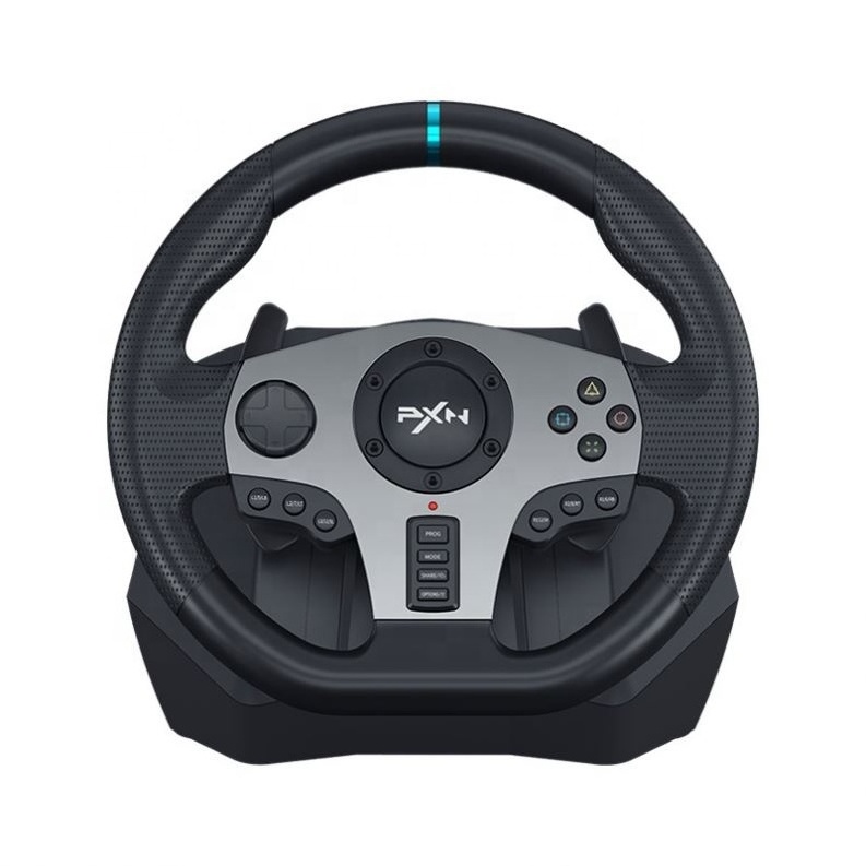 Best Pre Pxn-V9 900 Racing Game Steering Wheel For Pc Ps3 Ps4 es One Switch Rotatable