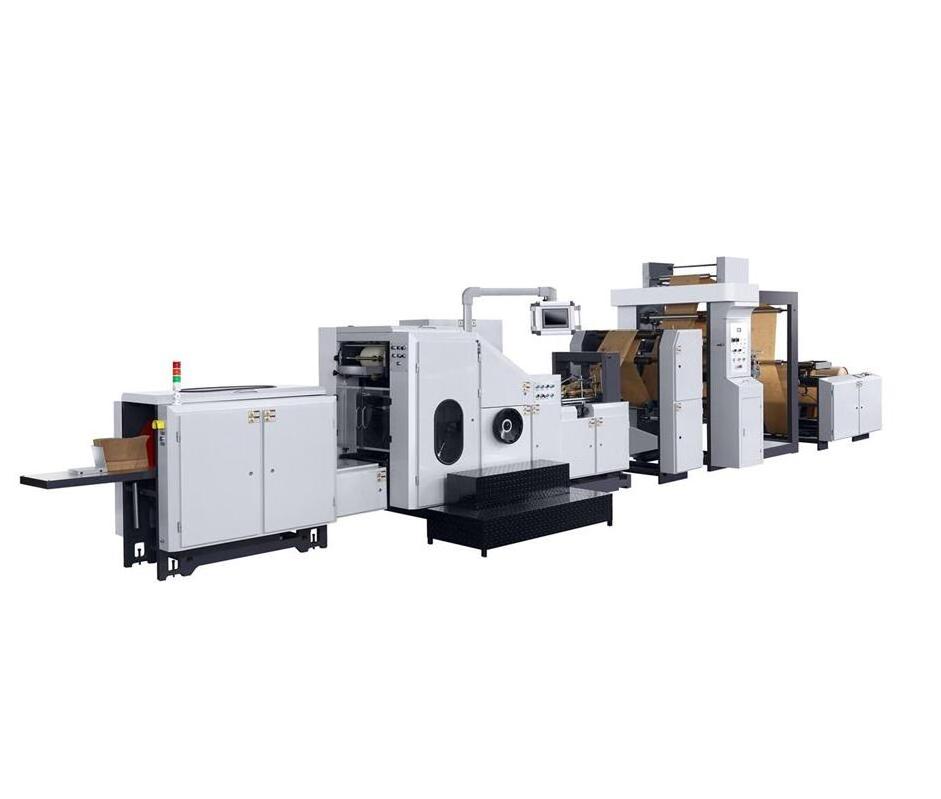 460D Automatic Paper bag making machine with two colors printing