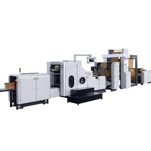 460D Automatic Paper bag making machine with two colors printing