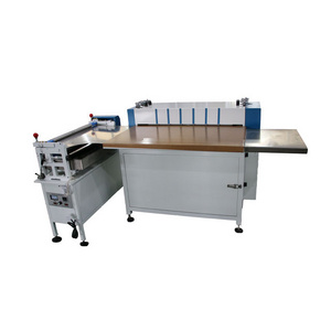 Hard book cover making machine, glue cover paper to the hard shell together, notebooks and hardcover books