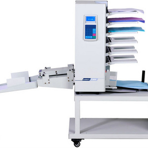 Automatic book paper collator machine with collecting and table