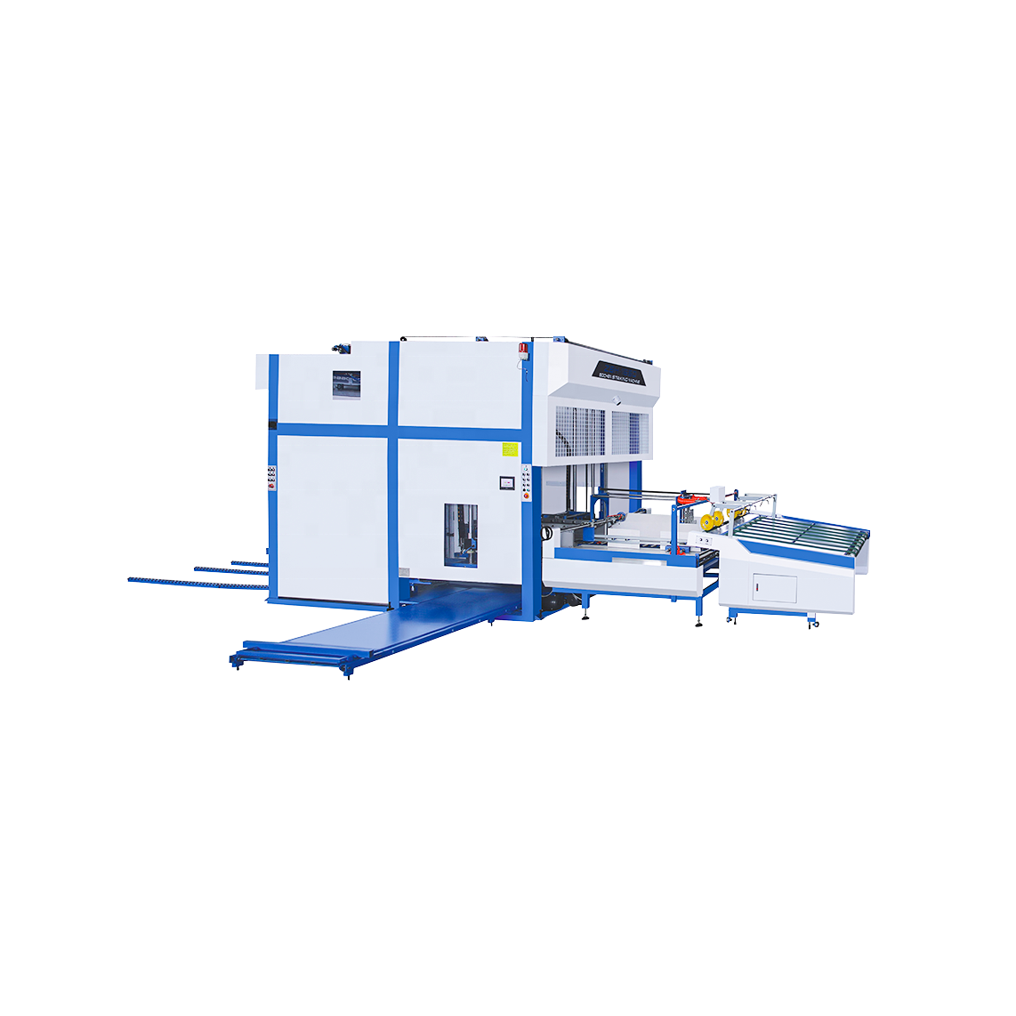 ZGFMS automatic high speed sheet to sheet flute laminating machine and flip flop stacker machine