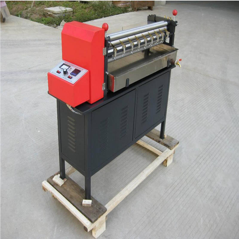 RJS 700  Manual Paper Gluing Machine/Roller Hot Melt Paper Glue Machine