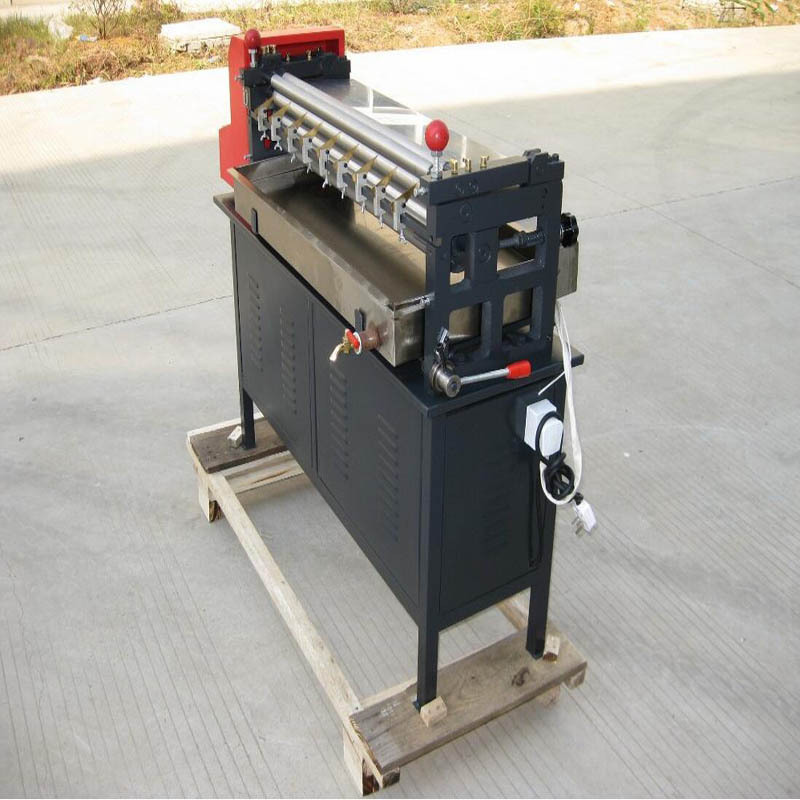 JS1000 paper sheet glue roller gluing machine with cold glue