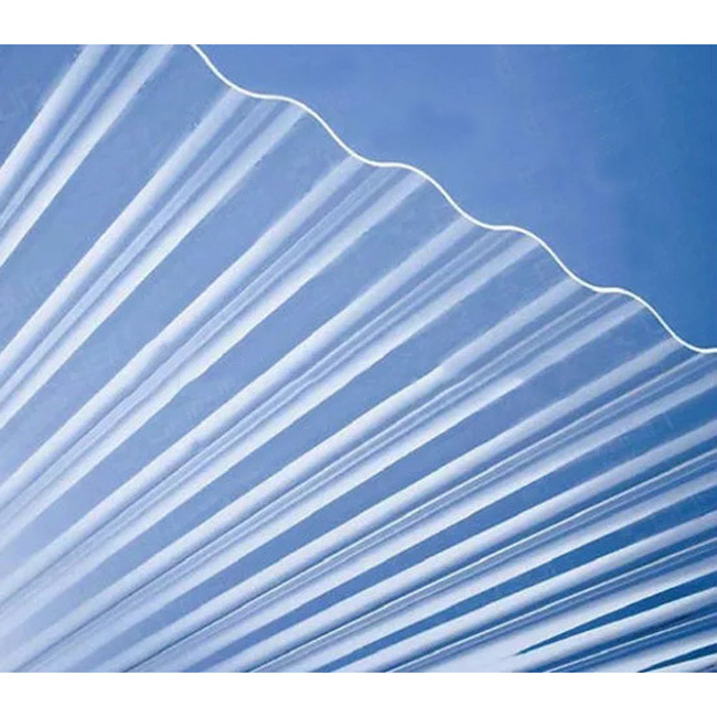 Width 2100mm greenhouse panel polycarbonate corrugated roofing sheet panels in clear