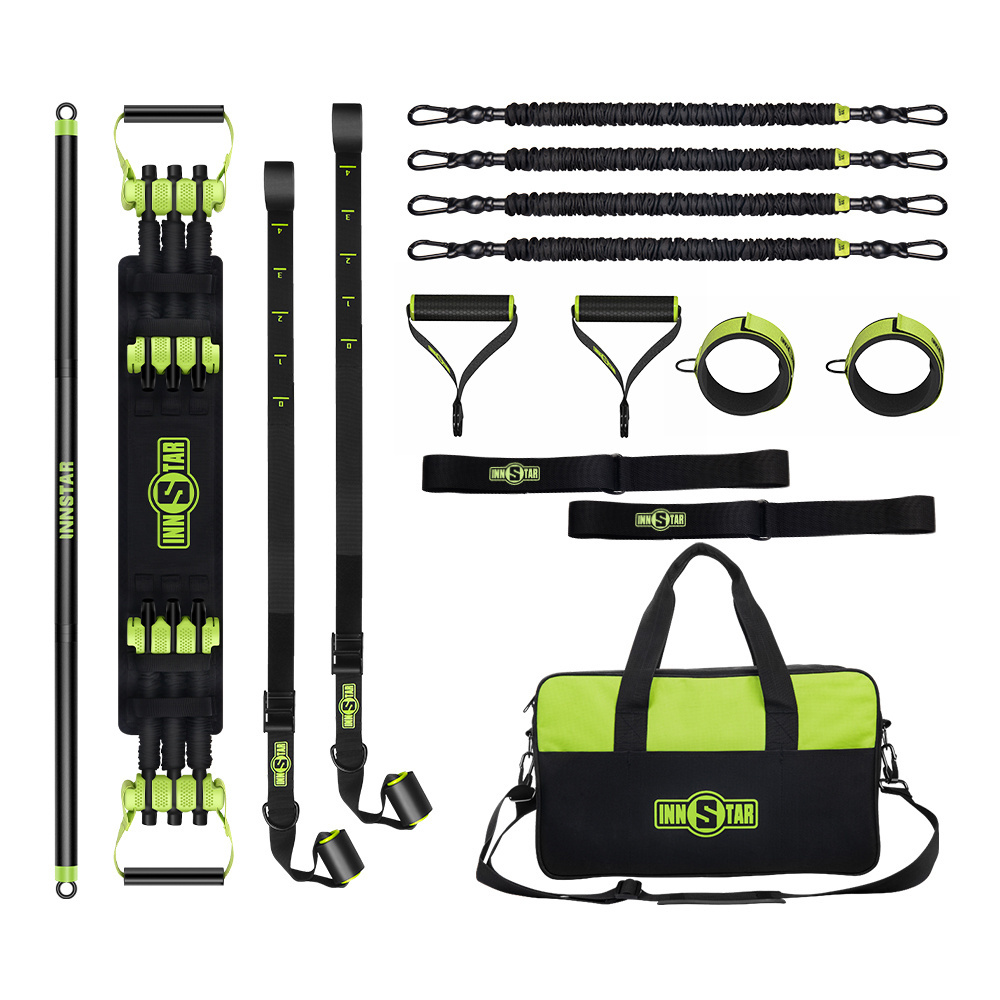 Innstar Multi Function Home Portable Gym Resistance Exercise Bands Gym Fitness Equipment Push Up,Pull-Ups,Suspension.