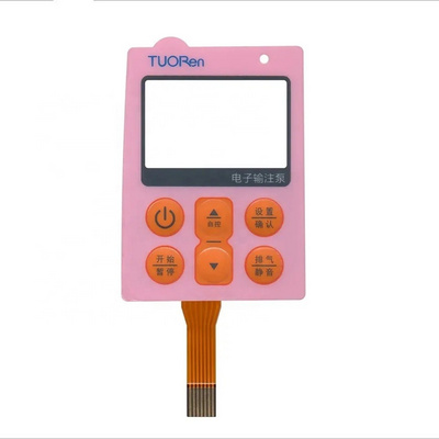 10-year high quality assurance film circuit backlight membrane switch keypad panel tesa reflex