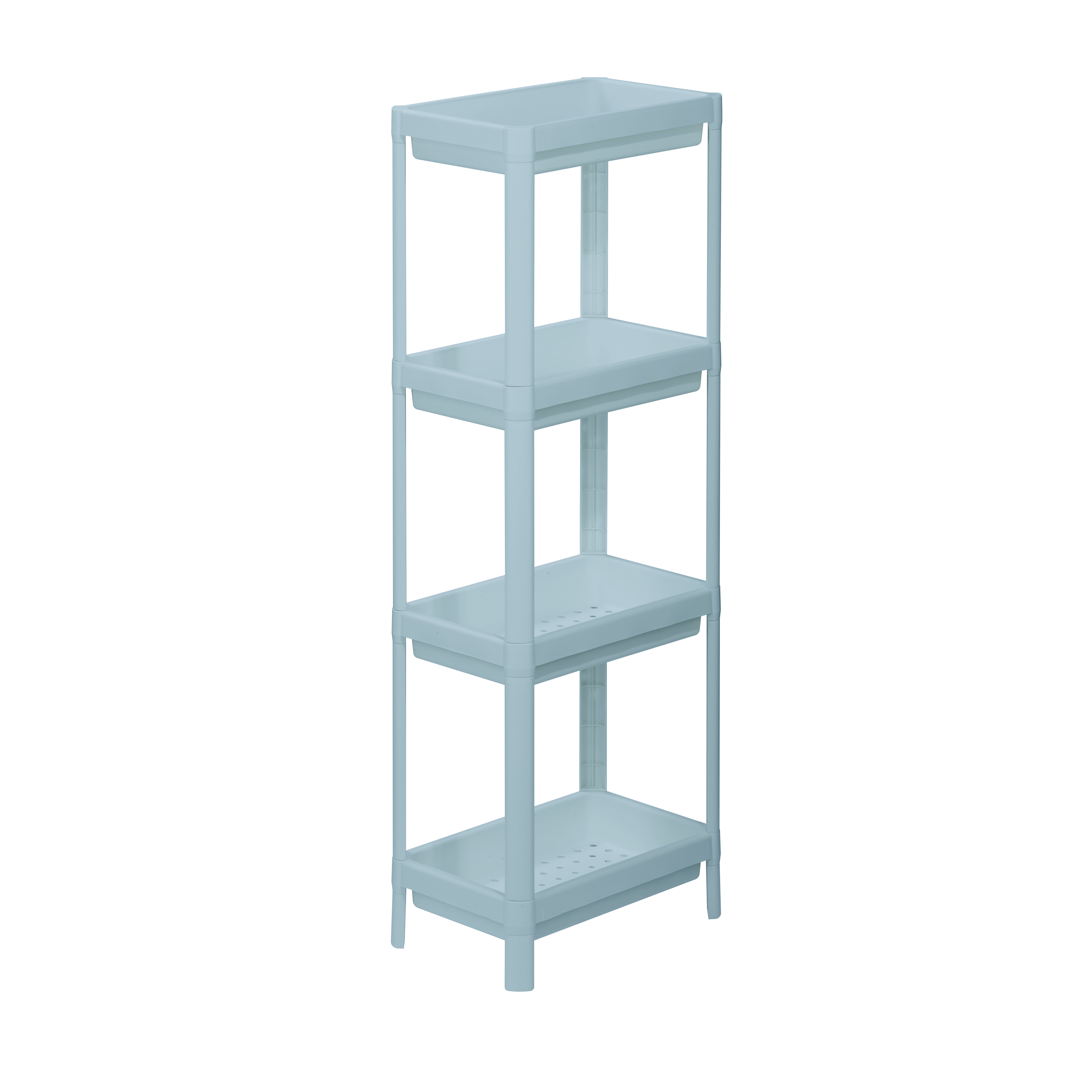 Hot Selling Product PP Plastic Tokyo 4 tier Shelf White Plastic Premium Application Convenient to Storage From Vietnam Factory