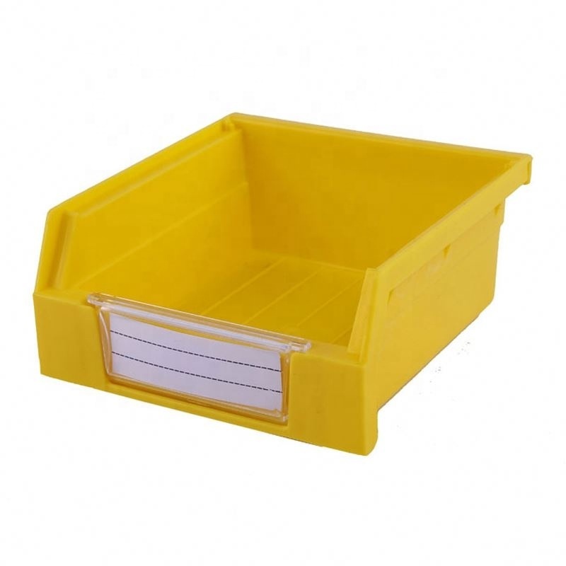 Convenient Gravity Shelf Closet Organizer Stackable Plastic Storage Bin for Workshop & Warehouse Easy Picking Bins