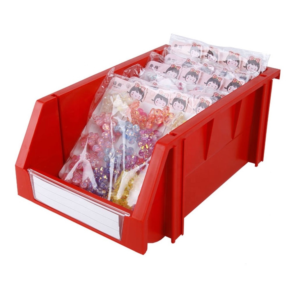 Convenient Gravity Shelf Closet Organizer Stackable Plastic Storage Bin for Workshop & Warehouse Easy Picking Bins