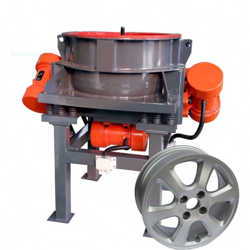 Automatic Alloy used wheel polishing machine vibrator/tire rim surface buffing vibratory finishing machine