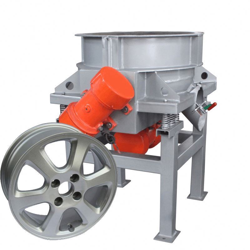 Automatic Alloy used wheel polishing machine vibrator/tire rim surface buffing vibratory finishing machine