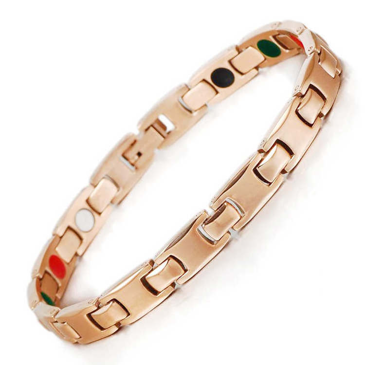 Energinox Taiwan Travel Magnetic Health Power Pure Titanium And Tourmaline Japan Germanium Bracelet