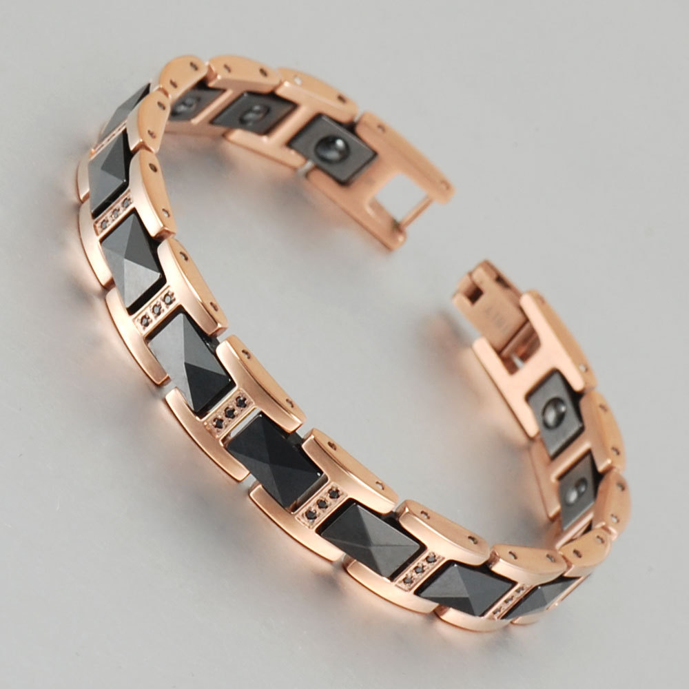 Energinox Manufacturer Trendy Bio Element Energy Jewelry Germanium Magnetic Ceramic Bracelet