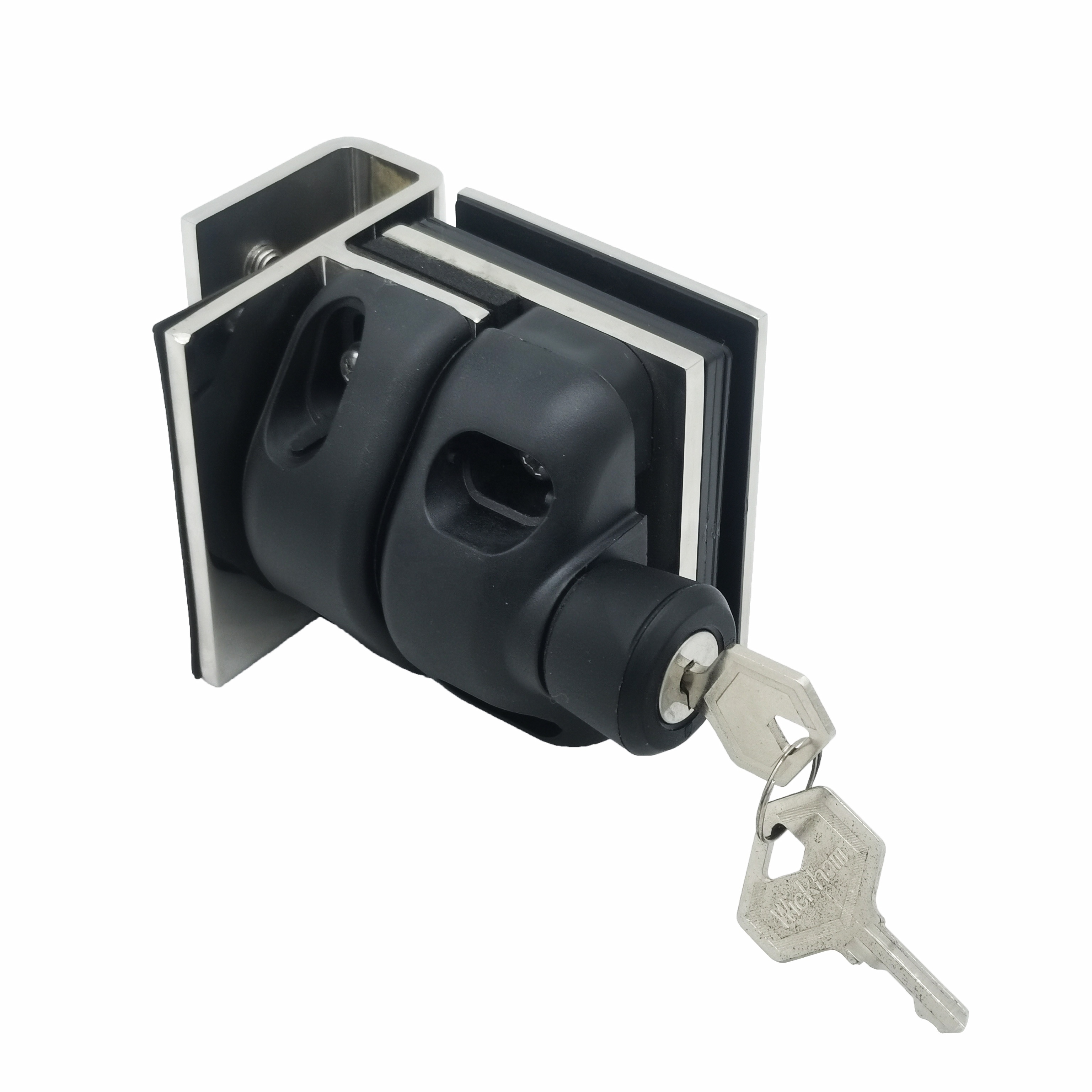 Pool Glass Gate Stainless Steel Lock Pull Corner Magnet Glass Latch