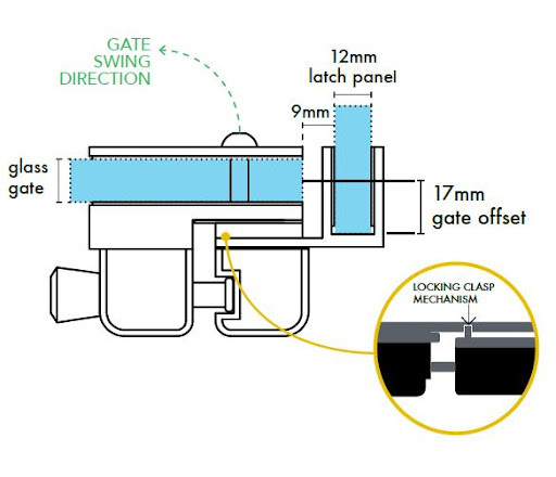 safety gate swimming pool fence door spring latch gate locks for outdoor