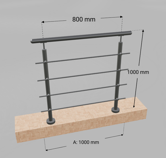 INOXSTAR factory direct price rod railing stainless steel 316 glass staircase railing design rod cable railing post