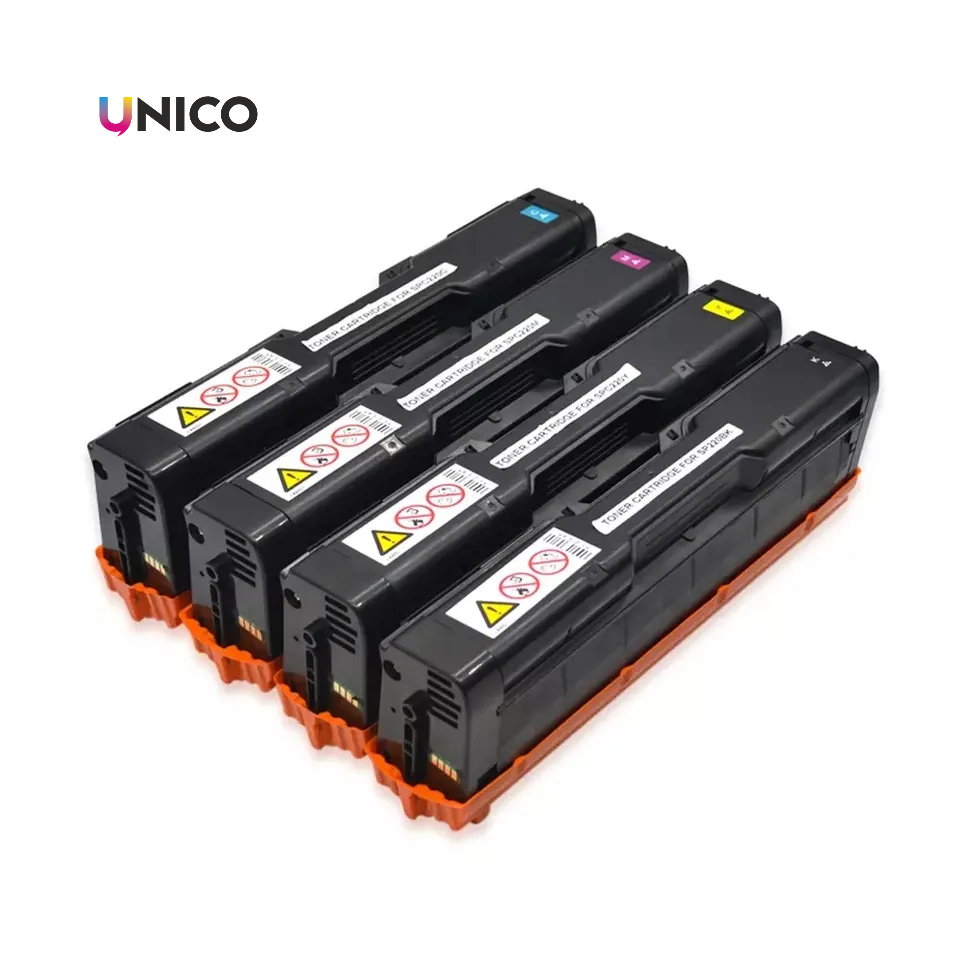 UNICO Factory wholesale compatible toner cartridge for Ricoh M C250FW P C301W 408336 408337 408338 408339 copier toner refill