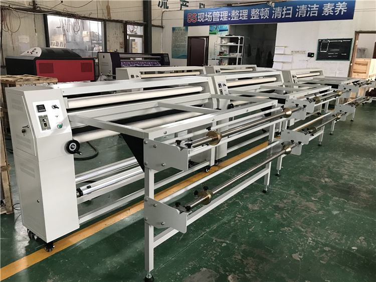 heat transfer machines roll rotary type sublimation transfer Calender Roll to Roll Heat Press