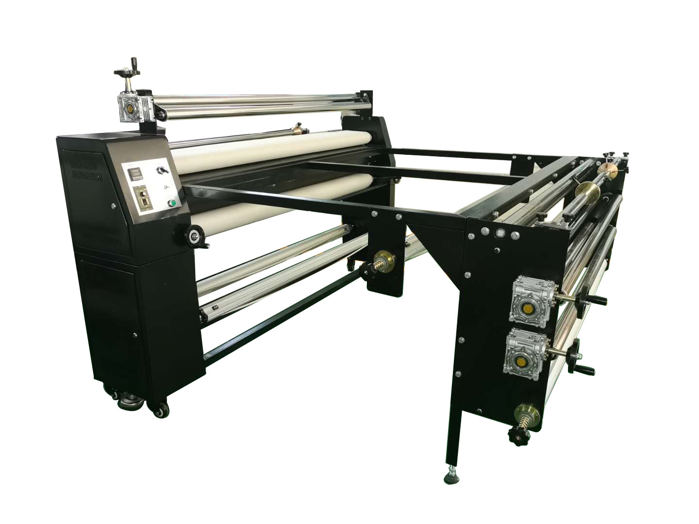 Guangzhou factory 420mm sublimation roll heat transfer machine for Fabric transfer