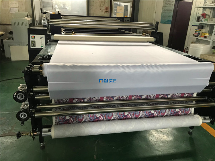 Guangzhou factory 420mm sublimation roll heat transfer machine for Fabric transfer