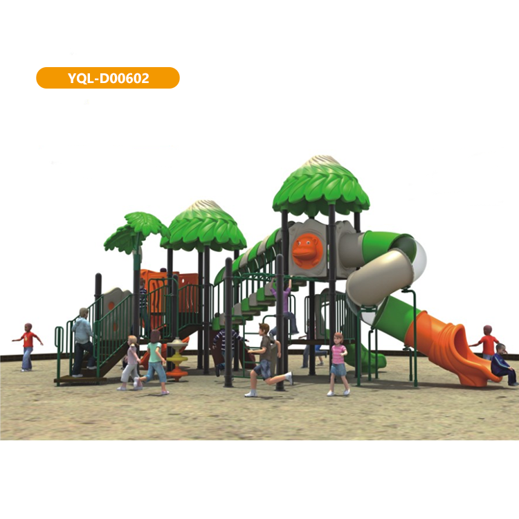 Children outdoor playground baby new design multifunctional toys kids cheap colorful plastic swing slide