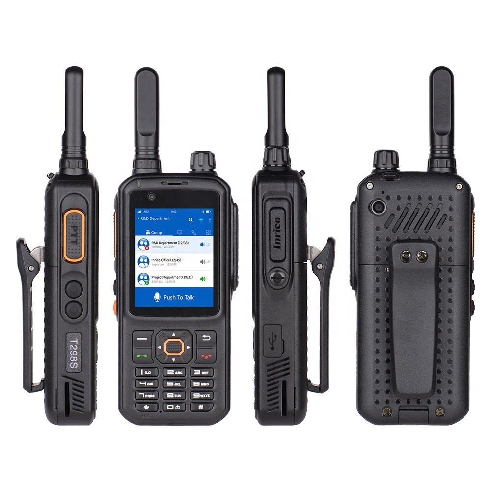 Inrico T298S 3G GSM wifi walkie talkie 100 mile two way radio  intercom support sim card and zello